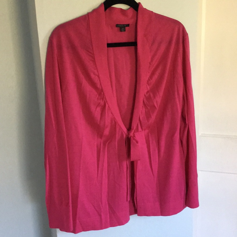 Lafayette 148 Fuschia Cardigan - Picture 2 of 8